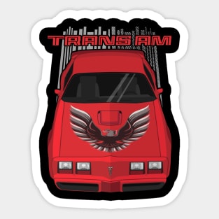 Firebird Trans Am 79-81 - red and black Sticker